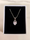 Collana Luce del Cuore con Pendente Zircone Brillante