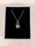 Collana Goccia Intreccio di Luce