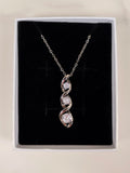 Collana Luce di Stelle con Triplo Zircone Brillante
