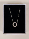 Collana Cerchio Luminoso con Zirconi - Collezione Dambras