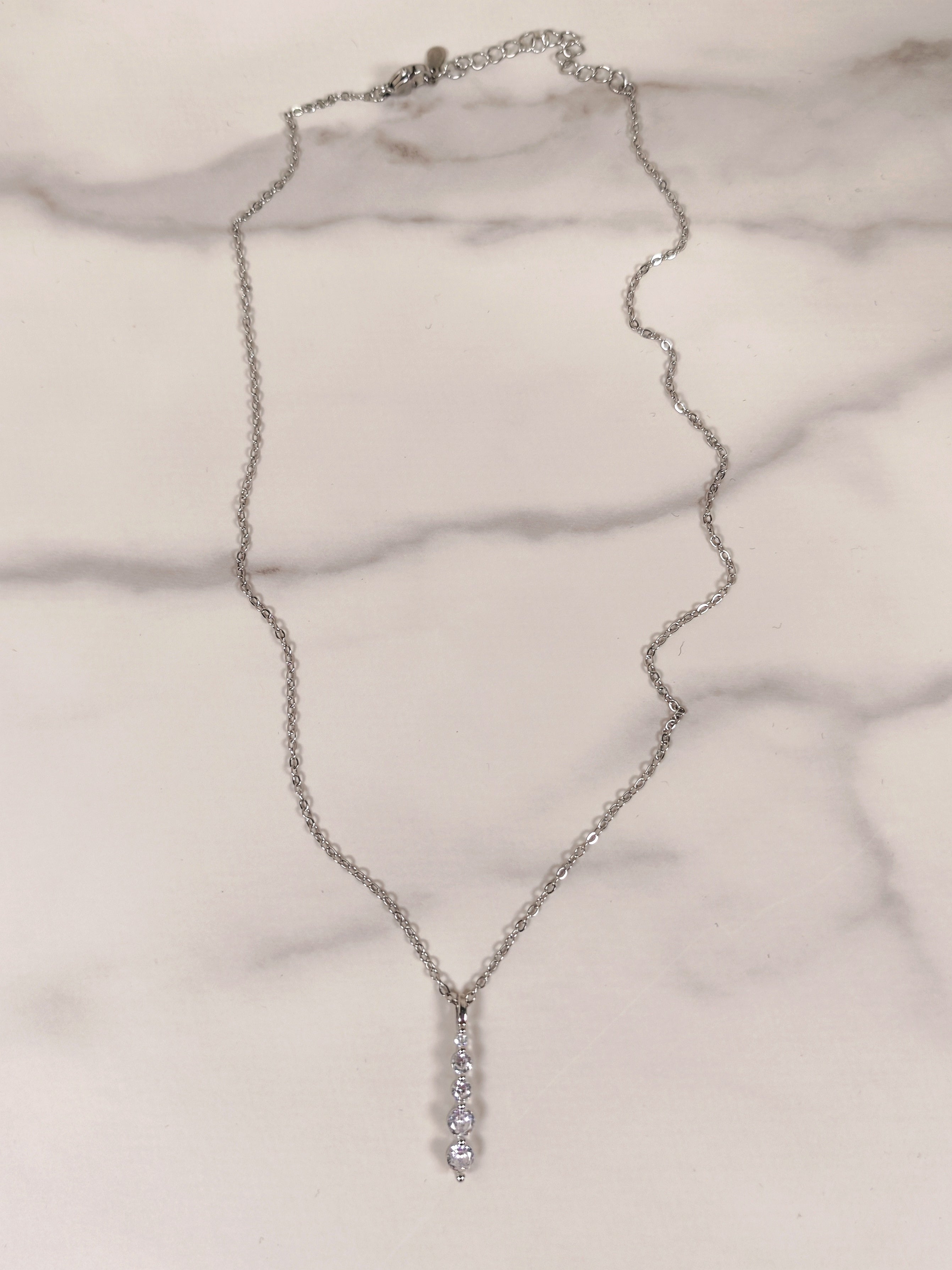 Collana  Filo di Zirconi Luminosi Dambras Gioielli