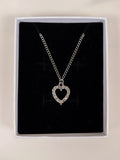Collana con Ciondolo a Cuore Luminoso e Zirconi