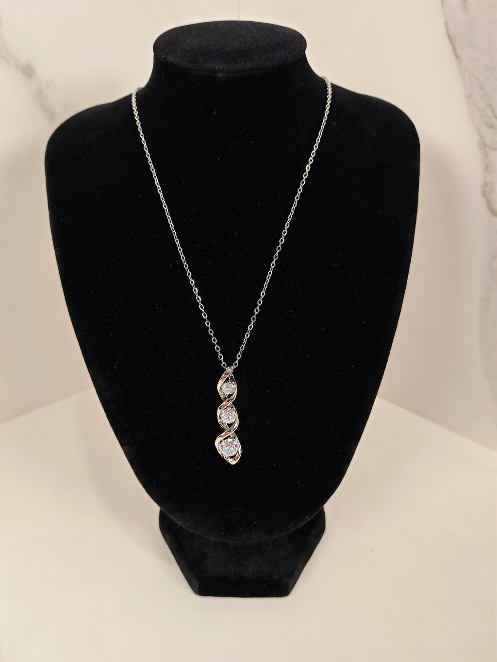 Collana Luce di Stelle con Triplo Zircone Brillante